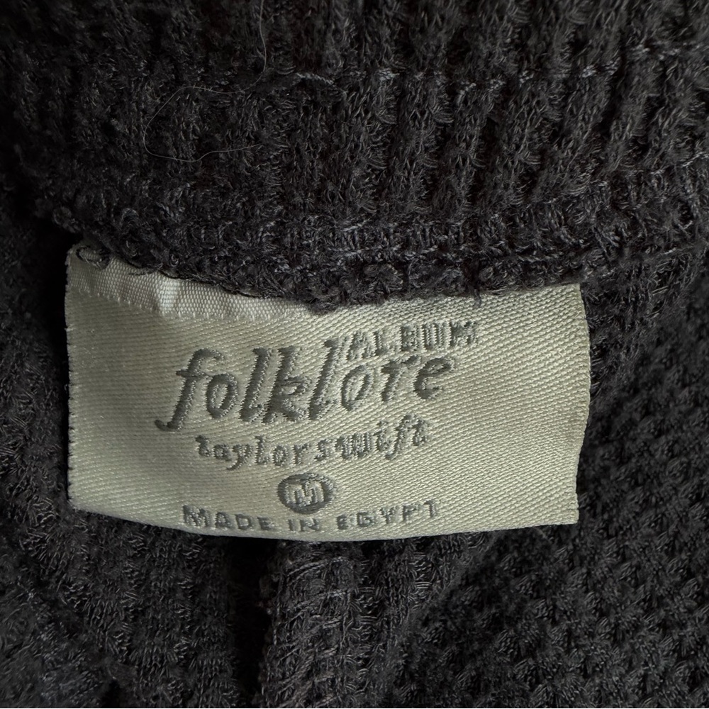 Taylor Swift Folklore Gray Thermal Pajama Pants Size Medium 36153 - Picture 7 of 11